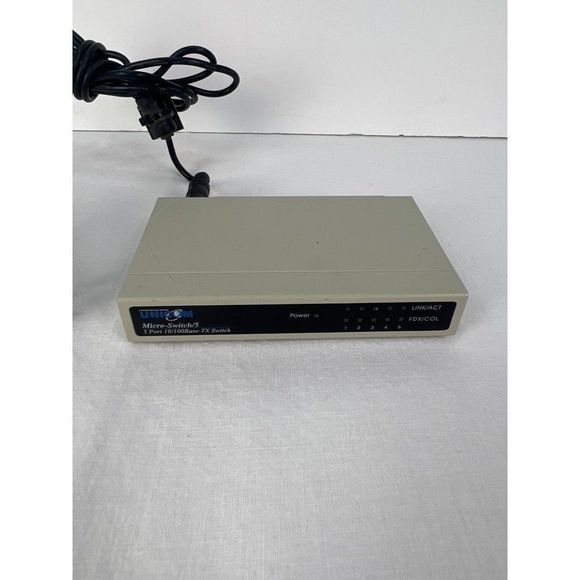 Unicom Micro Switch 5 Port 10/100 Base Switch - Picture 2 of 5